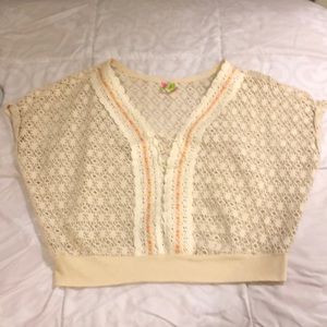 Free People Knitted Top Size Small